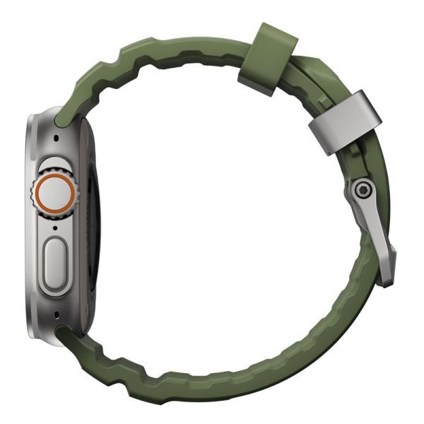 Ремінець Nomad Rocky Point Band Forest / Natural Hardware для Apple Watch 49мм | 46мм | 45мм | 44мм (NM014841858) фото 3