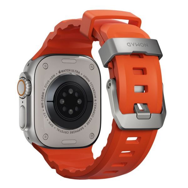 Ремінець Nomad Rocky Point Band Magma / Natural Hardware для Apple Watch 49мм | 46мм | 45мм | 44мм (NM014872858) фото 2