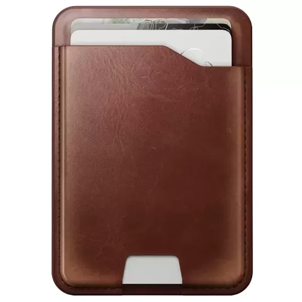 Магнітний гаманець Nomad Leather Mag Wallet with Find My Horween Olde Dublin (NM011505858) фото 3