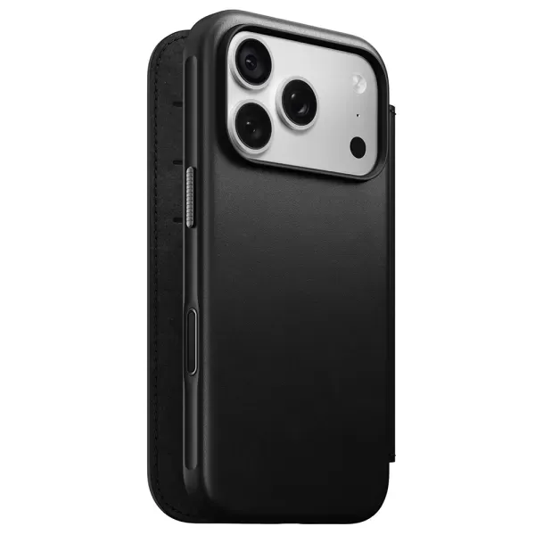 Шкіряний чохол-книжка Nomad Modern Camino Leather Case Folio Black для iPhone 18 Pro | 17 Pro (NM009094858) фото 2