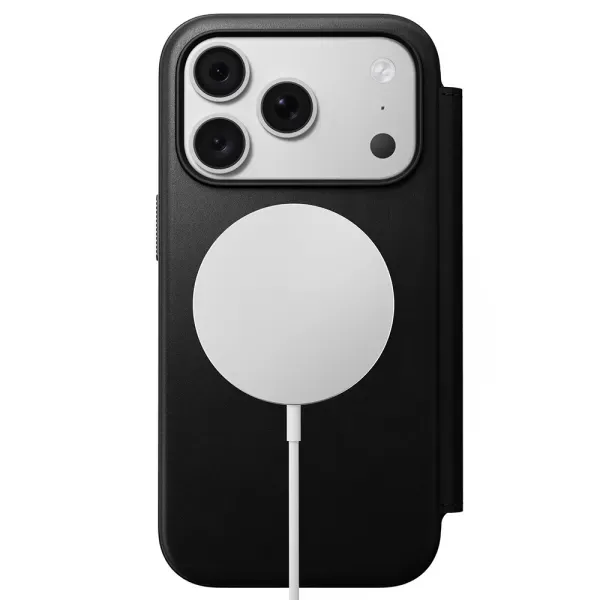 Шкіряний чохол-книжка Nomad Modern Camino Leather Case Folio Black для iPhone 18 Pro | 17 Pro (NM009094858) фото 3