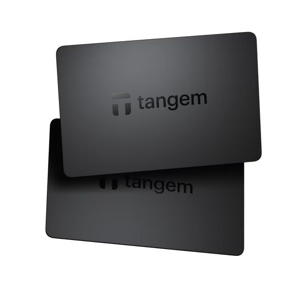 Холодний гаманець для криптовалюти Tangem Wallet 2.0 Black 2 карти (TG128X2-B)