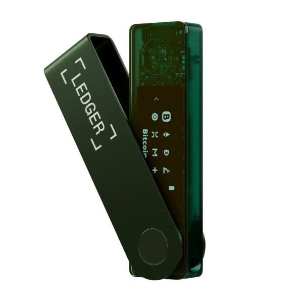 Холодний гаманець для криптовалюти Ledger Nano X Emerald Green (LEDGERNANOXEG)