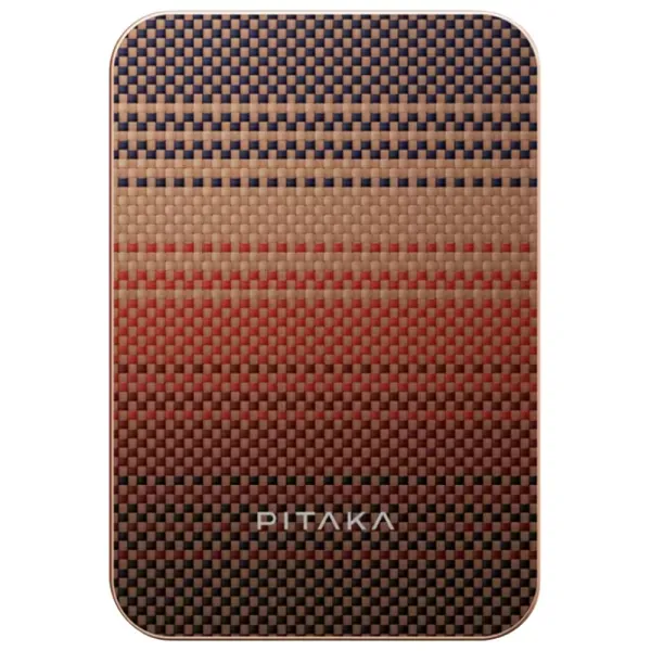 Повербанк Pitaka Aramid Fiber Magnetic Qi2.1 (15W) 10000 mAh Sunset (PBQ2502)