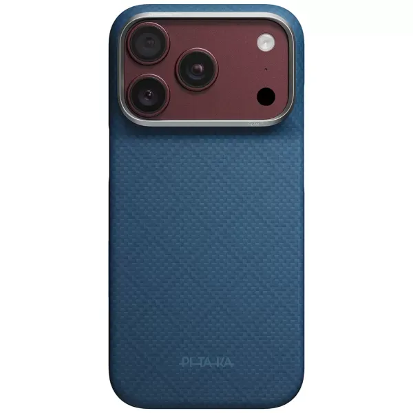 Карбоновий чохол Pitaka Argyle Edge Case Abyss Blue для iPhone 18 Pro Max | 17 Pro Max (KI1816PM)