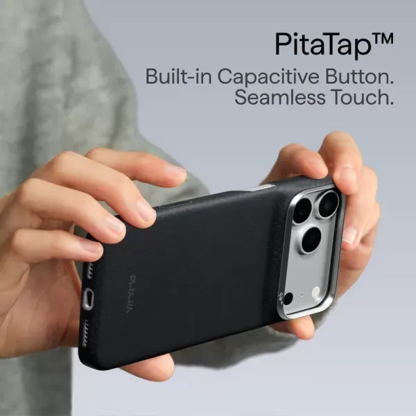Карбоновий чохол Pitaka Argyle Edge Case Lava Black для iPhone 18 Pro Max | 17 Pro Max (KI1815PM) фото 3