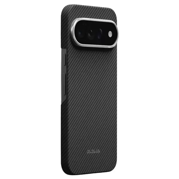 Карбоновий чохол Pitaka Edge Case Back Cover 600D Black/Grey (Twill) для Google Pixel 11 Pro XL (GPB2601) фото 2