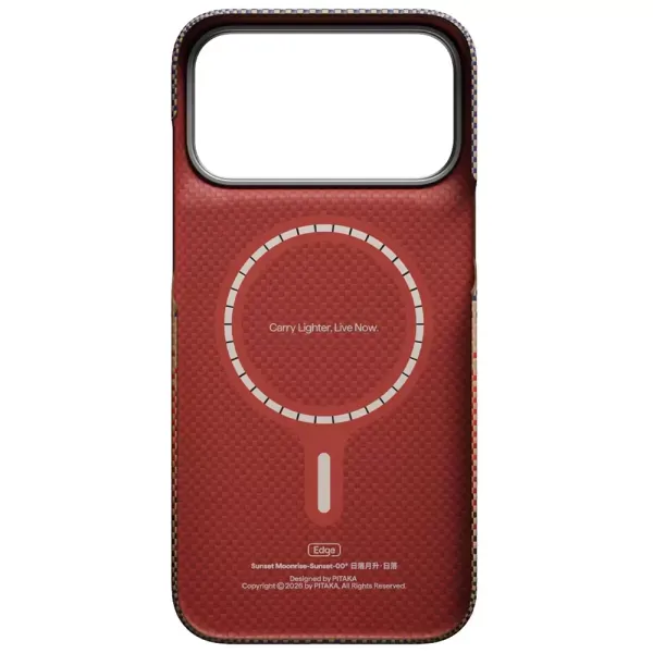 Карбоновий чохол Pitaka Edge Ultra-Slim Sunset для iPhone 18 Pro Max | 17 Pro Max (KI1802PM) фото 3
