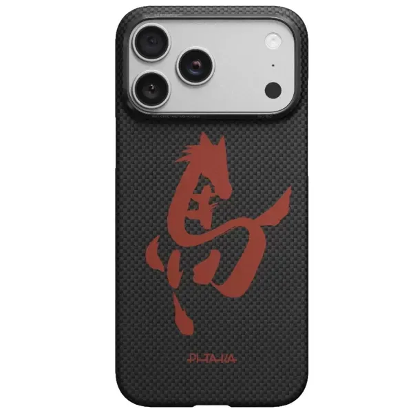 Чохол Pitaka Ink Horse Painting Edge Case (Camera Control) Ink Rhythm для iPhone 17 Pro (HR1706P)