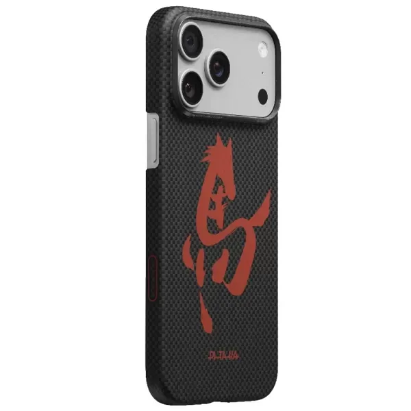 Чохол Pitaka Ink Horse Painting Edge Case (Camera Control) Ink Rhythm для iPhone 17 Pro (HR1706P) фото 2