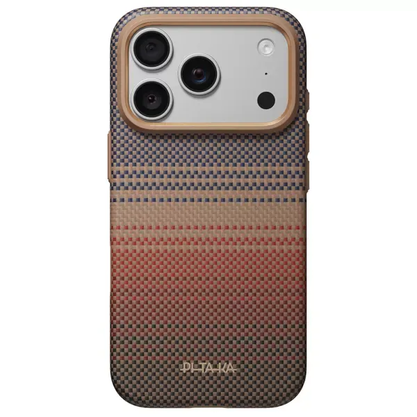 Карбоновий протиударний чохол Pitaka Summa Case Sunset для iPhone 18 Pro | 17 Pro (KI1802SP)