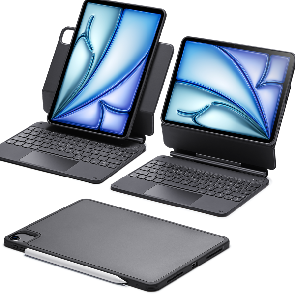 Чохол-клавіатура ESR Rebound Magnetic Keyboard Case 360 US Layout-Black для iPad Air 11” M4 | M3 | M2 (2026 | 2025 | 2024) | iPad Pro 11” M2 | M1 (2022 | 2021 | 2020) | iPad Air 10.9” M1 (2022 | 2020) (6B0140901)