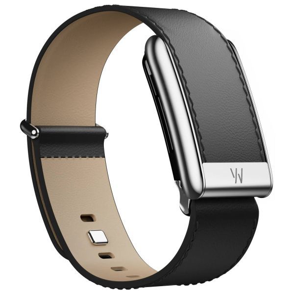 Шкіряний ремінець Whoop LeatherLuxe Band Straight Black/Cream with Titanium (Size L) для WHOOP 5.0 Peak | One (810114362143)