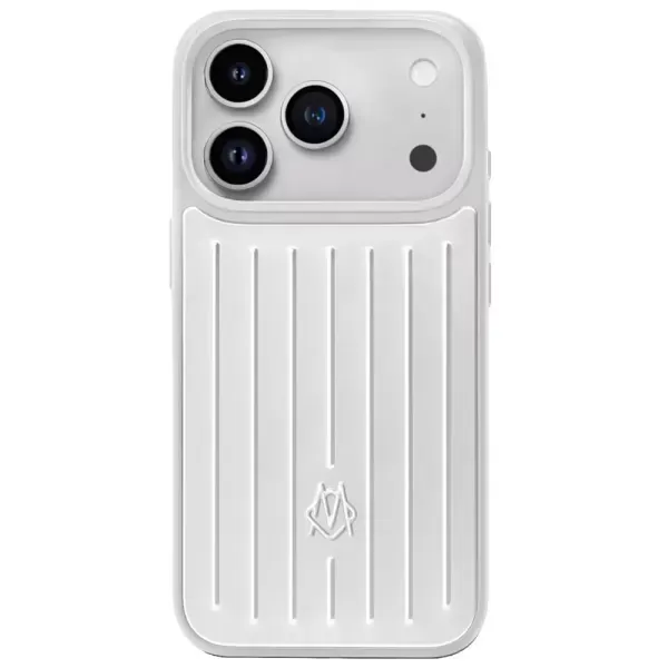 Чохол CasePro RIMOWA Aluminium Silver для iPhone 17 Pro