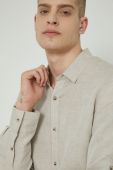 Сорочка Medicine чоловіча колір бежевий regular класичний комір