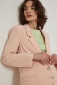 Піджак Medicine колір рожевий однобортний однотонна
