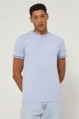 Поло Medicine чоловічий однотонний колір блакитний (2204713)