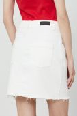 Джинсова спідниця Medicine колір білий mini пряма