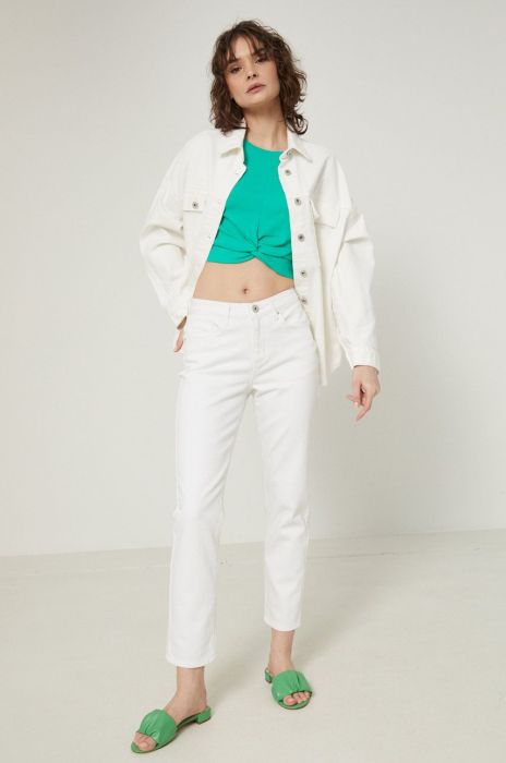 Джинси Medicine жіночі колір білий (2236549)