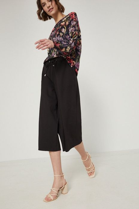 Штани Medicine жіночі колір чорний однотонні (2061689)