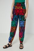 Штани Medicine жіночі широкі висока посадка колір барвистий