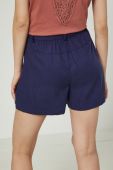 Шорти Medicine жіночі колір синій однотонні висока посадка