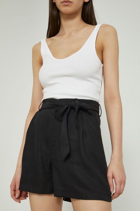 Шорти Medicine жіночі колір чорний однотонні висока посадка (2284870)