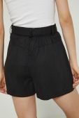 Шорти Medicine жіночі колір чорний однотонні висока посадка (2284870)