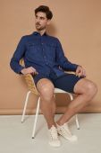 Лляні шорти Medicine чоловічі колір синій (2180427)