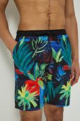 Купальні шорти Medicine чоловічі колір чорний візерунок