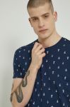Бавовняна футболка Medicine колір синій візерунок (2267031)