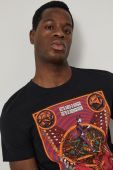 Бавовняна футболка Medicine колір чорний з принтом (2245289)