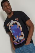 Бавовняна футболка Medicine колір чорний з принтом (2245145)
