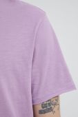 Бавовняна футболка Medicine колір фіолетовий однотонна