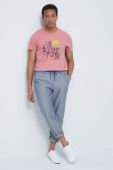 Бавовняна футболка Medicine колір рожевий з принтом (2413962)