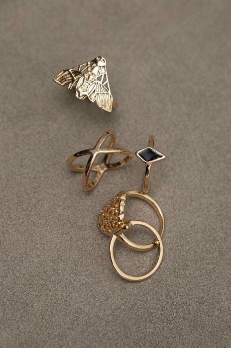 Персні Medicine 5-pack колір золотий (3032628)