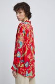 Блузка Medicine жіноча колір червоний візерунок