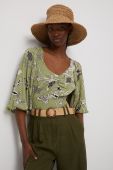 Блузка Medicine жіноча колір зелений візерунок (3256220)