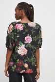 Блузка Medicine жіноча колір чорний візерунок (2994988)