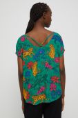 Блузка Medicine жіноча колір зелений візерунок (3201342)