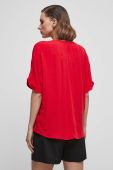 Блузка Medicine жіноча колір червоний однотонна (3326692)