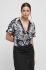 Блузка Medicine жіноча колір чорний візерунок (3256225)