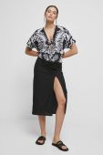 Блузка Medicine жіноча колір чорний візерунок (3256225)