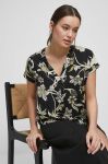 Блузка Medicine жіноча колір чорний візерунок (3231053)