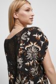 Блузка Medicine жіноча колір чорний візерунок (3314611)
