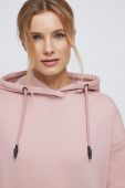Кофта Medicine жіноча колір рожевий з капюшоном однотонна (2895513)