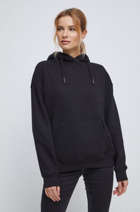 Кофта Medicine жіноча колір чорний з капюшоном однотонна (2895488)