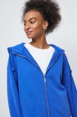 Кофта Medicine жіноча колір фіолетовий з капюшоном однотонна