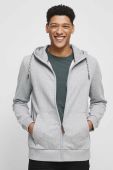 Кофта Medicine чоловіча колір сірий з капюшоном однотонна (3047965)