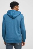 Кофта Medicine чоловіча колір бірюзовий з капюшоном однотонна